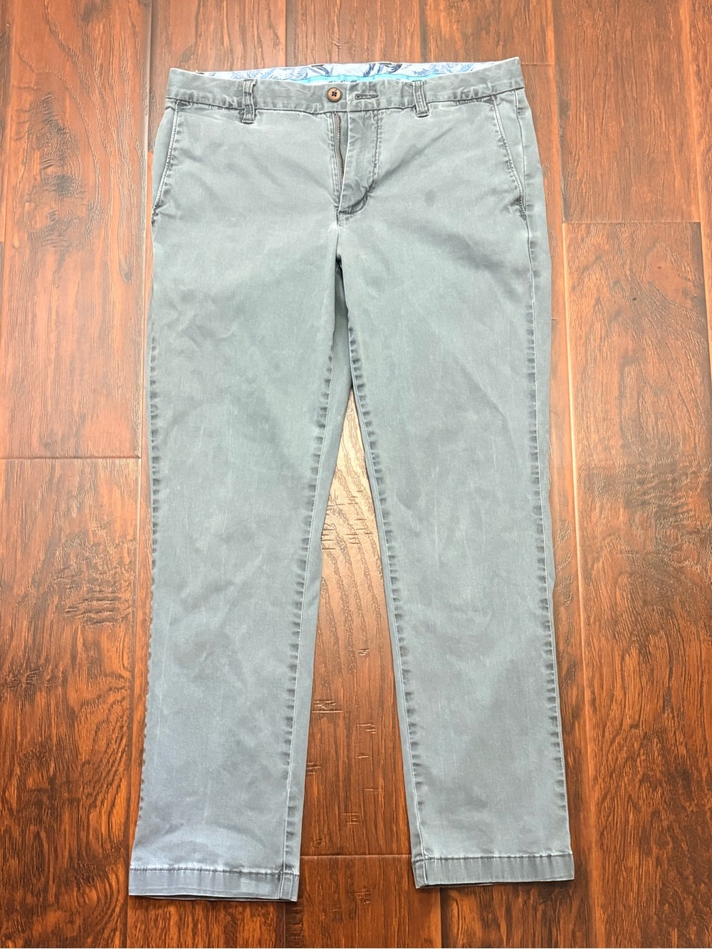 Tommy Bahama Gray Chino Pants Men’s 32x30 Straight Casual Stretch
